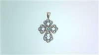 Pendente Sommer Donna Sacro in Oro giallo Smeraldo CROCE DIA SME AU+AG - CROCE DIA SME AU+AG